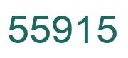 Number 55915 green image