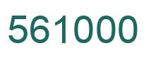 Number 561000 green image