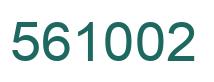 Number 561002 green image