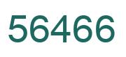 Number 56466 green image