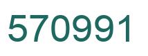 Número 570991 imagen verde