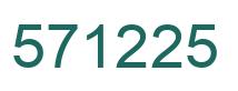 Número 571225 imagen verde