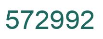 Número 572992 imagen verde