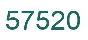 Número 57520 imagen verde