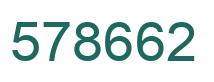 Número 578662 imagen verde