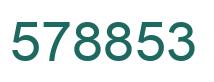 Number 578853 green image