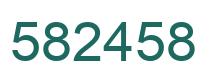Número 582458 imagen verde