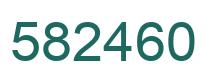 Número 582460 imagen verde