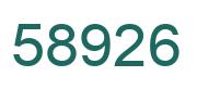 Número 58926 imagen verde