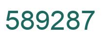 Número 589287 imagen verde
