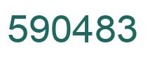 Número 590483 imagen verde