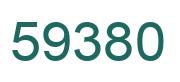 Número 59380 imagen verde