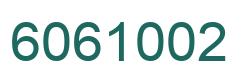 Number 6061002 green image