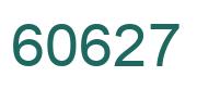 Number 60627 green image