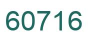 Número 60716 imagen verde