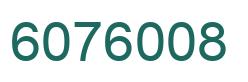 Number 6076008 green image