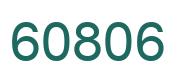 Number 60806 green image