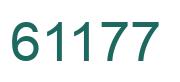 Number 61177 green image