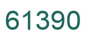 Number 61390 green image