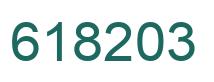 Number 618203 green image