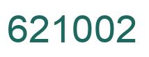 Number 621002 green image