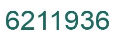 Number 6211936 green image