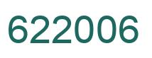 Number 622006 green image
