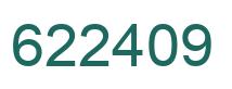 Número 622409 imagen verde