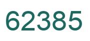 Number 62385 green image