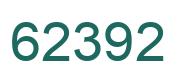Number 62392 green image