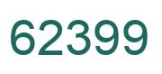 Number 62399 green image