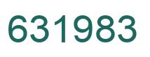 Número 631983 imagen verde