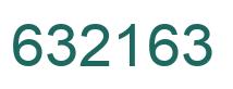 Number 632163 green image