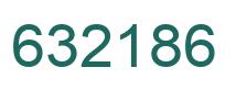 Number 632186 green image