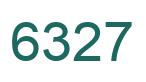 Number 6327 green image