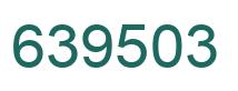 Number 639503 green image
