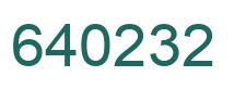 Número 640232 imagen verde