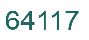 Número 64117 imagen verde