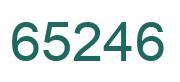Número 65246 imagen verde