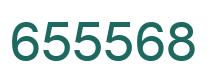 Number 655568 green image