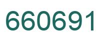 Número 660691 imagen verde