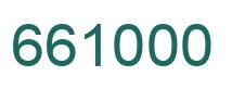 Number 661000 green image