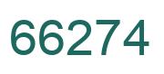 Número 66274 imagen verde