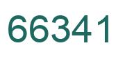 Número 66341 imagen verde