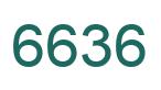 Número 6636 imagen verde
