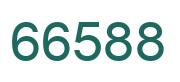 Número 66588 imagen verde