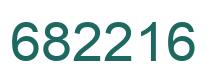 Number 682216 green image
