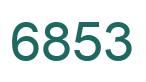 Number 6853 green image