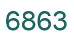 Number 6863 green image