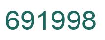 Número 691998 imagen verde